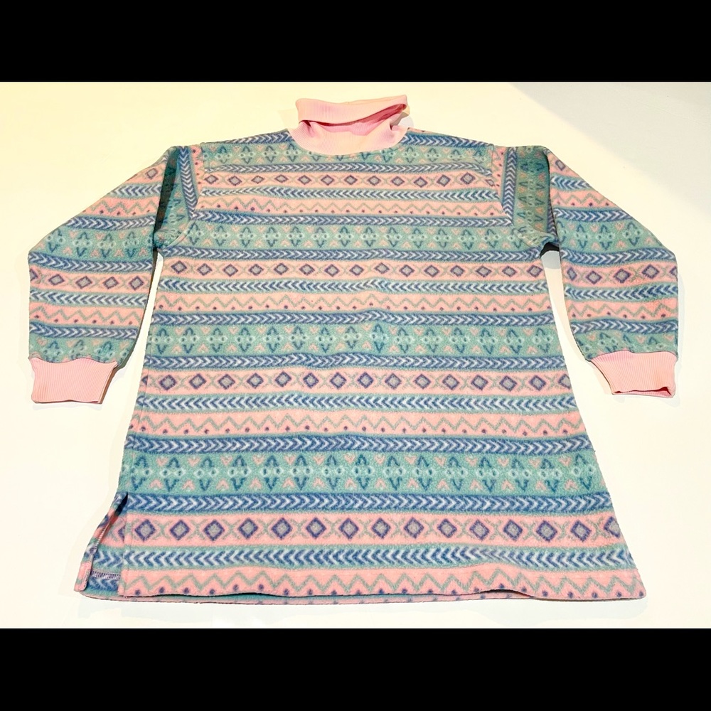 Vintage Victoria’s Secret Knit Sweater Knit Pink Multicolor Over Women’s Size S